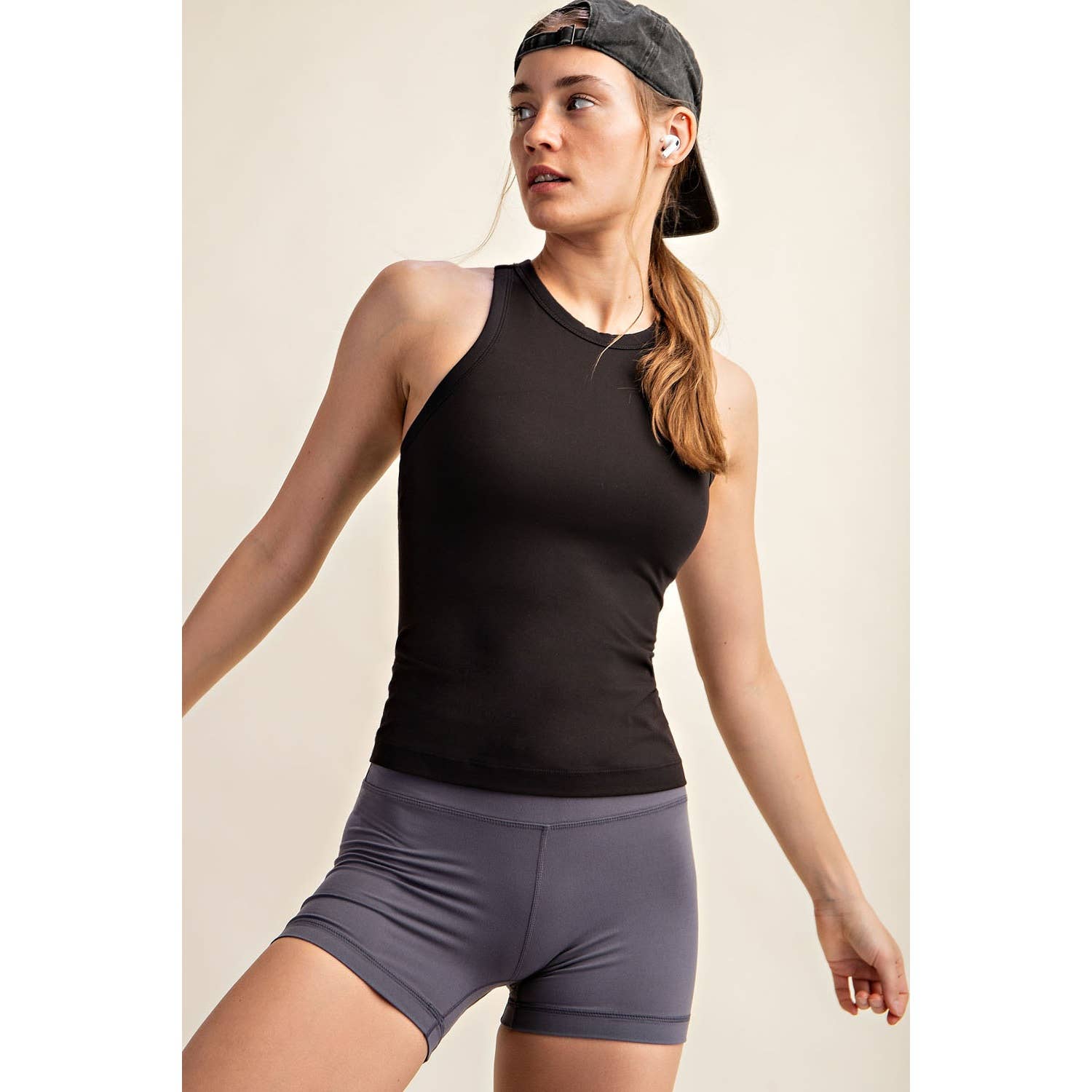 Butter Soft Racerback Tank with Built-In Bra